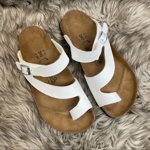 Birkenstock Birki’s White Sandals